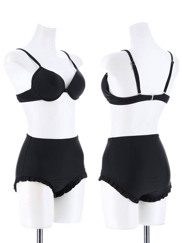 [3点SET]レイヤードフリルオフショル長袖2wayビキニ/水着【dazzy beach/2025ビキニ】