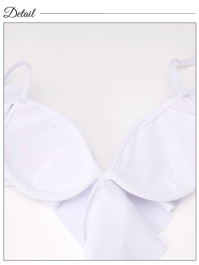 フロントクロスフリルビキニ/水着【dazzy beach/2025ビキニ】