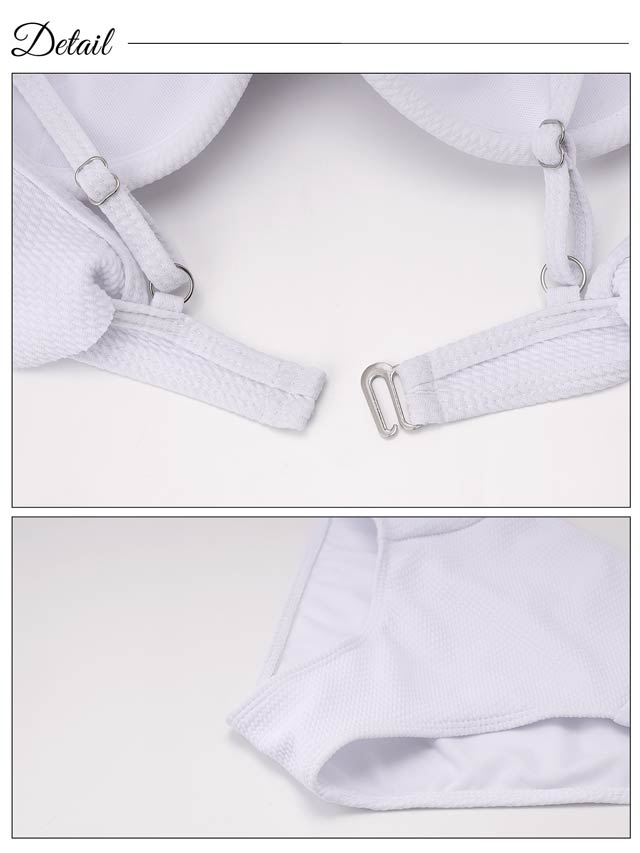 フロントクロスフリルビキニ/水着【dazzy beach/2025ビキニ】