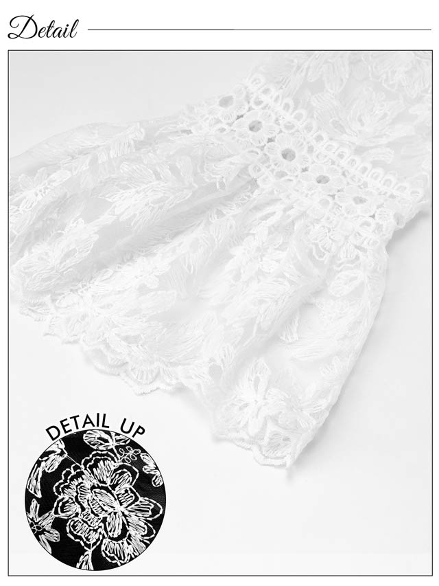 シースルーレースロングカーディガン【dazzy beach/2025ビキニ】