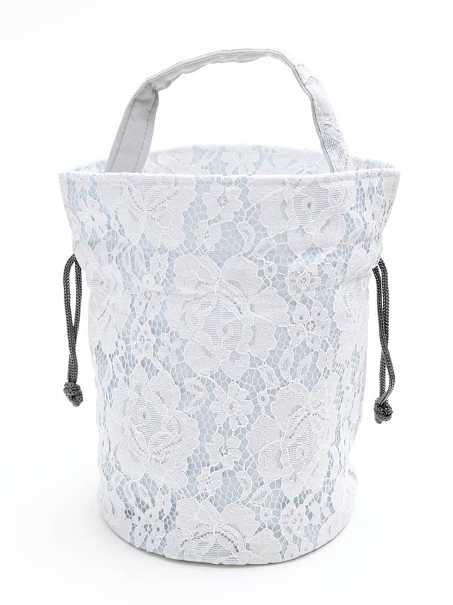 レトロモダン巾着バッグ