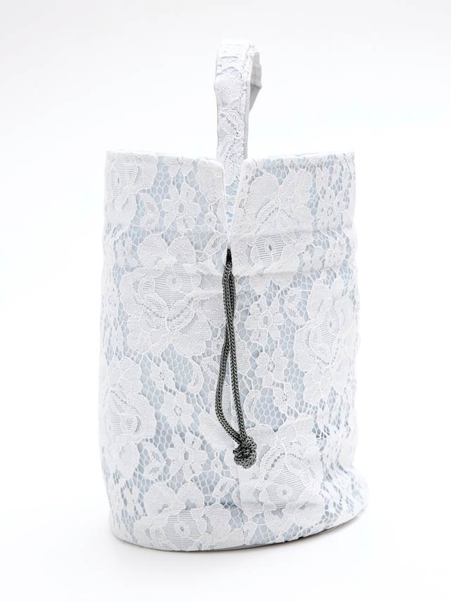 レトロモダン巾着バッグ