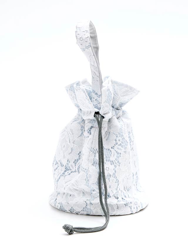 レトロモダン巾着バッグ