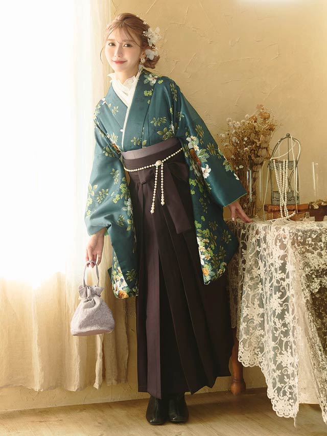 レトロモダン巾着バッグ