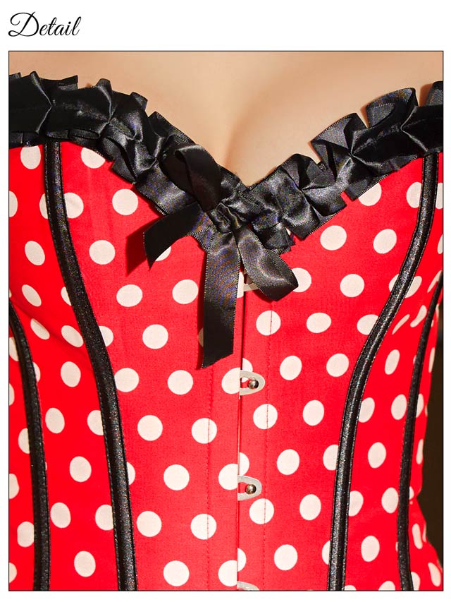 《ハロウィン早得★送料無料》9/8新作![4点SET]ドットセクシーマウスコスチューム[伊藤桃々着用]【2025ハロウィン/コスプレ】