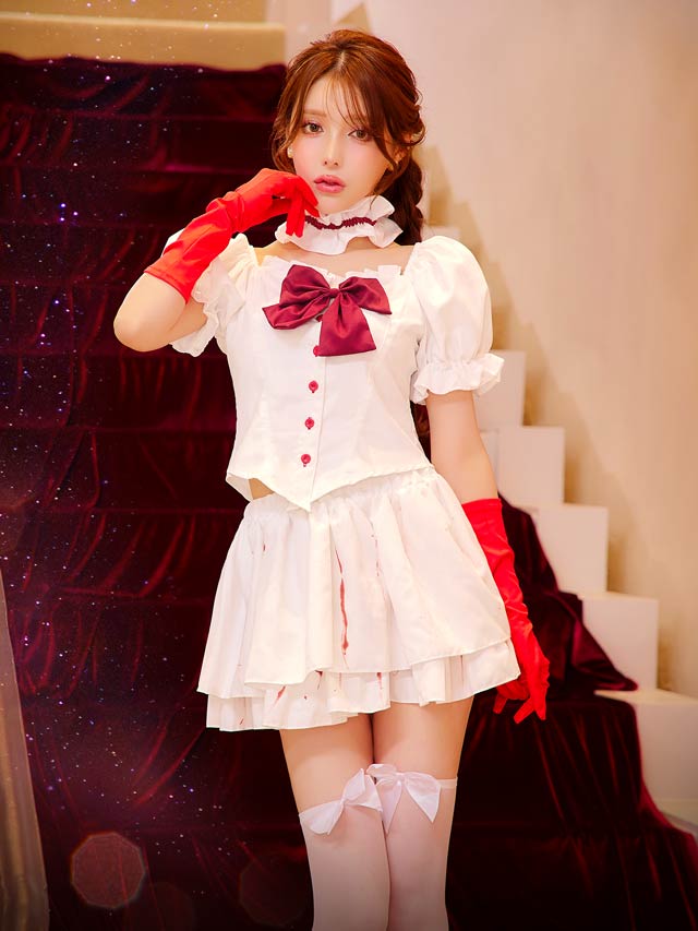 《ハロウィン早得★送料無料》9/8新作![5点SET]キュート魔法少女コスチューム【2025ハロウィン/コスプレ】