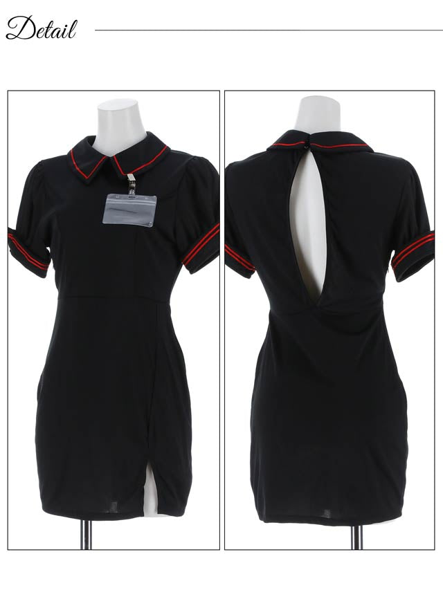 《ハロウィン早得★送料無料》9/8新作![4点SET]セクシーナース風コスチューム[伊藤桃々着用]【2025ハロウィン/コスプレ】