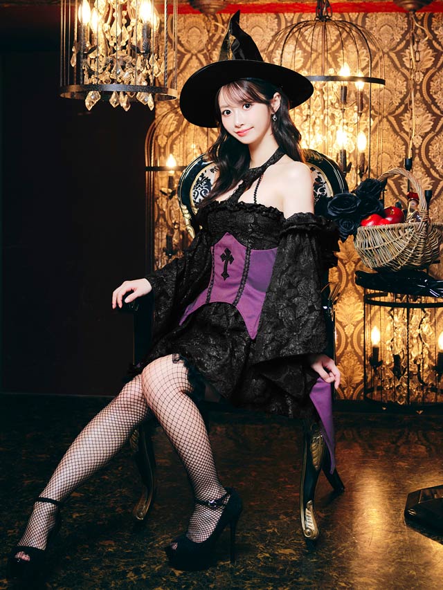 10/3新作![4点SET]ゴシック魔女コスチューム【2025ハロウィン/コスプレ】