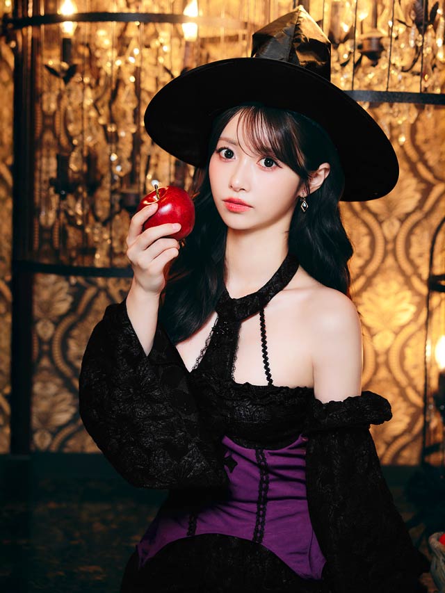 10/3新作![4点SET]ゴシック魔女コスチューム【2025ハロウィン/コスプレ】