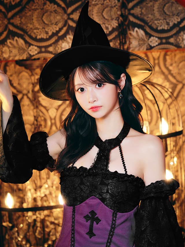 10/3新作![4点SET]ゴシック魔女コスチューム【2025ハロウィン/コスプレ】