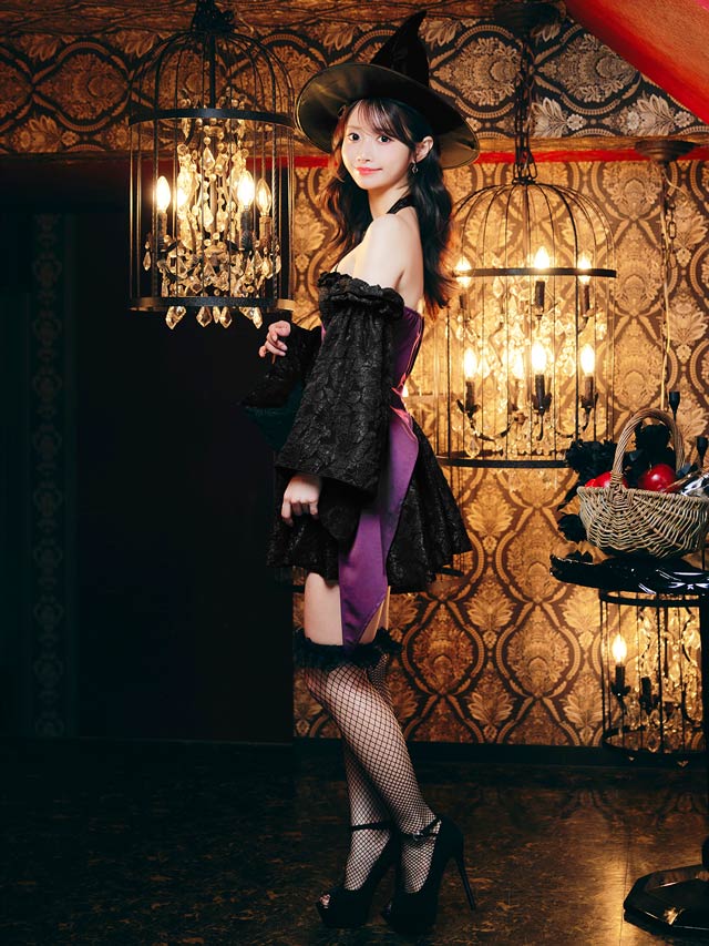 10/3新作![4点SET]ゴシック魔女コスチューム【2025ハロウィン/コスプレ】