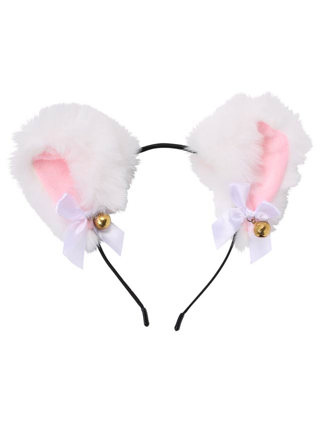 《ハロウィン早得★送料無料》単品ふわふわ猫耳カチューシャ【2025ハロウィン/コスプレ】