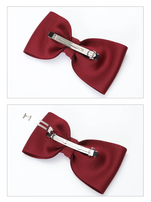 ガーリービッグリボンバレッタ【2025サンタ/コスプレ】[サンタ小物]