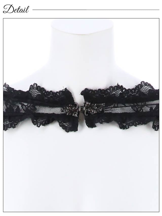 《ハロウィン早得★送料無料》オフショルフレア袖レースボレロ【2025ハロウィン/小物】