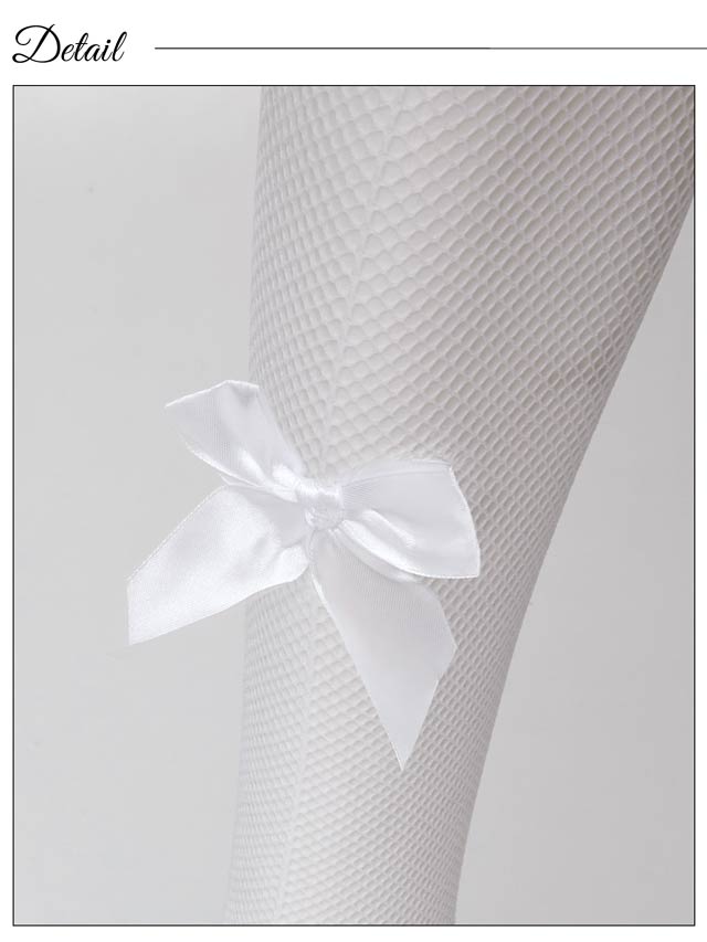 《ハロウィン早得★送料無料》リボンライン網タイツ【2025ハロウィン/小物】