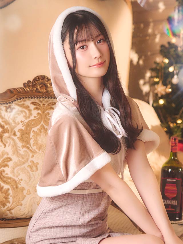 [3点SET]ケープ付きツイードベアトップマーメイドサンタコスチューム【2025サンタ/コスプレ】