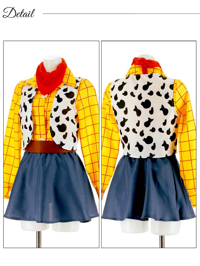 《ハロウィン早得★送料無料》9/8新作![6点SET]ウエスタンカウガールコスチューム[伊藤桃々着用]【2025ハロウィン/コスプレ】