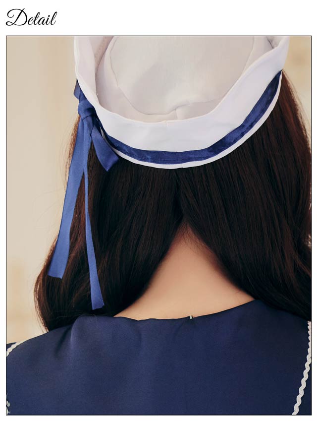 10/3新作![4点SET]マリンセーラーメイドコスチューム【2025ハロウィン/コスプレ】