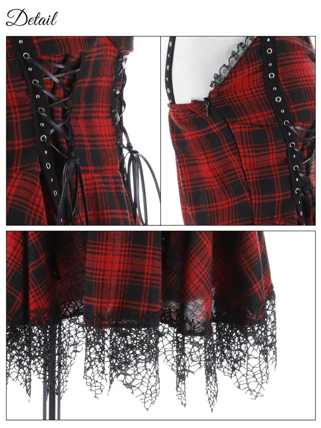 10/3新作!ゴシックパンクファンキーガールワンピースコスチューム【2025ハロウィン/コスプレ】