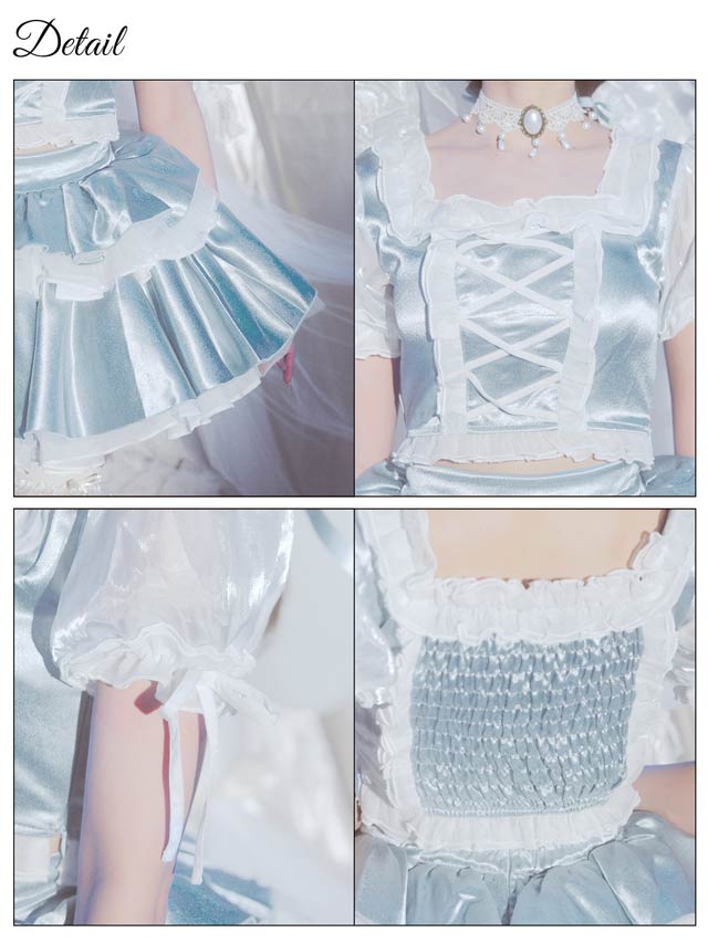 【予約販売/10月16日頃より順次発送】9/29新作![2点SET]プリンセスアイドルセットアップコスチューム【2025ハロウィン/コスプレ】