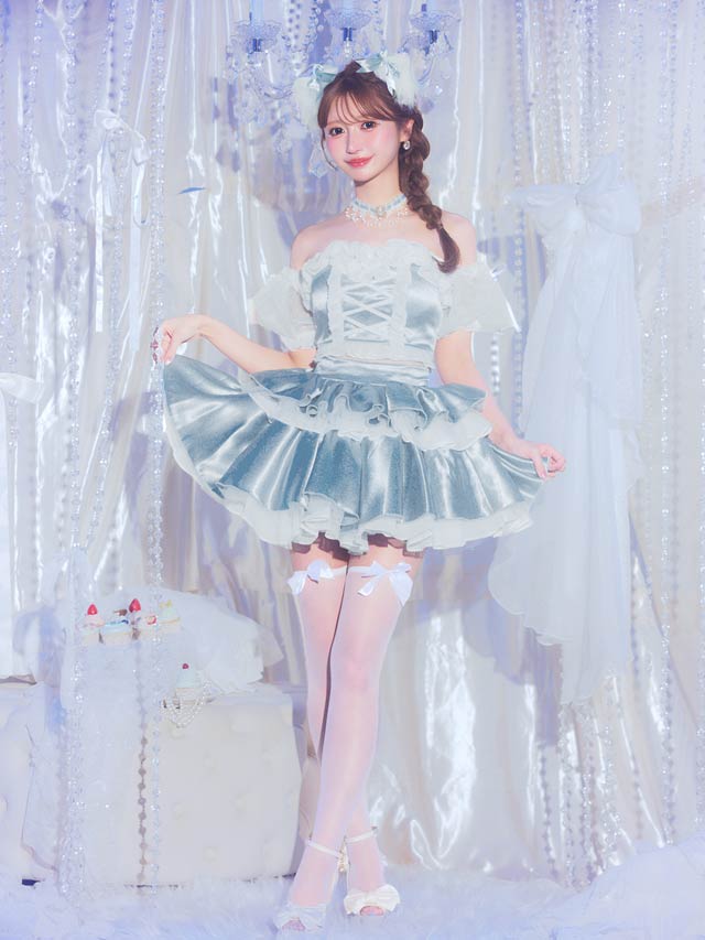 【予約販売/10月16日頃より順次発送】9/29新作![2点SET]プリンセスアイドルオフショルセットアップコスチューム【2025ハロウィン/コスプレ】