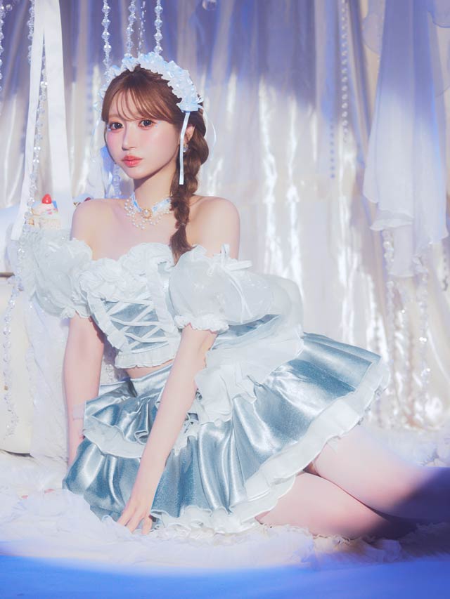 【予約販売/10月16日頃より順次発送】9/29新作![2点SET]プリンセスアイドルオフショルセットアップコスチューム【2025ハロウィン/コスプレ】