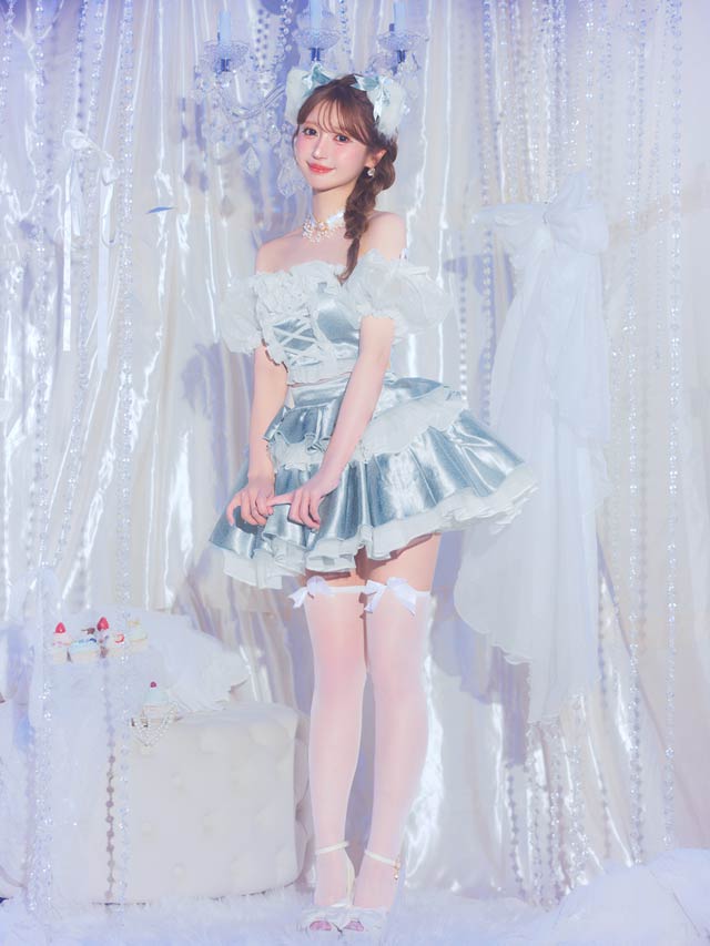 【予約販売/10月16日頃より順次発送】9/29新作![2点SET]プリンセスアイドルオフショルセットアップコスチューム【2025ハロウィン/コスプレ】