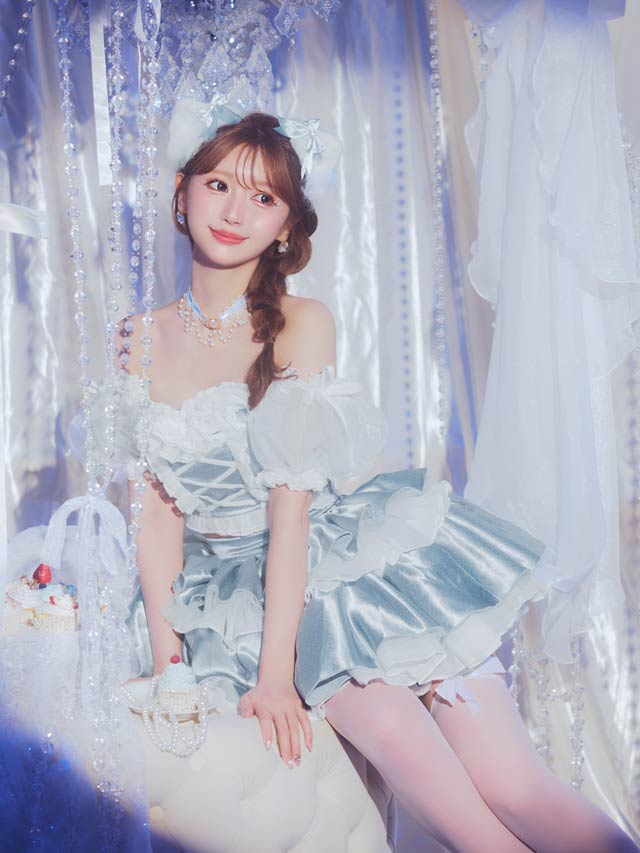 【予約販売/10月16日頃より順次発送】9/29新作![2点SET]プリンセスアイドルオフショルセットアップコスチューム【2025ハロウィン/コスプレ】