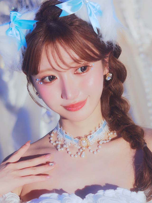 9/29新作!プリンセスアイドルレースリボンチョーカー【2025ハロウィン/小物】