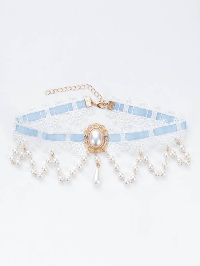 9/29新作!プリンセスアイドルレースリボンチョーカー【2025ハロウィン/小物】