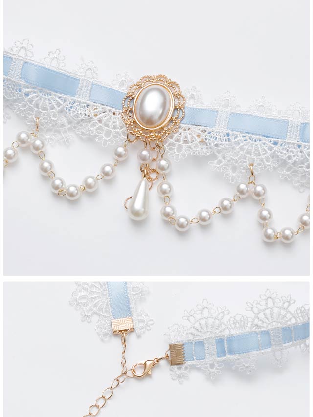 9/29新作!プリンセスアイドルレースリボンチョーカー【2025ハロウィン/小物】