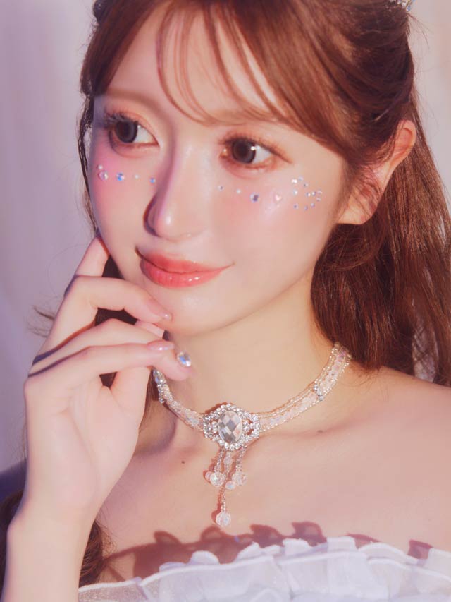 9/29新作!プリンセスアイドルパールストーンチョーカー【2025ハロウィン/小物】