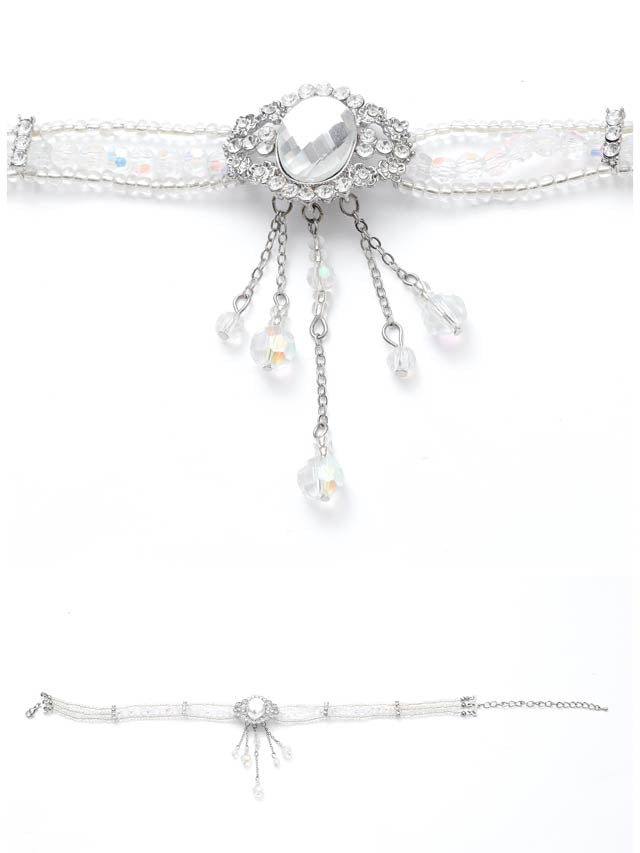 9/29新作!プリンセスアイドルパールストーンチョーカー【2025ハロウィン/小物】