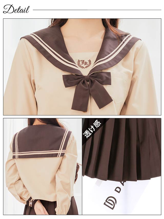 9/8再入荷![3点SET]クラシカルセーラー服コスチューム【2025ハロウィン/コスプレ】