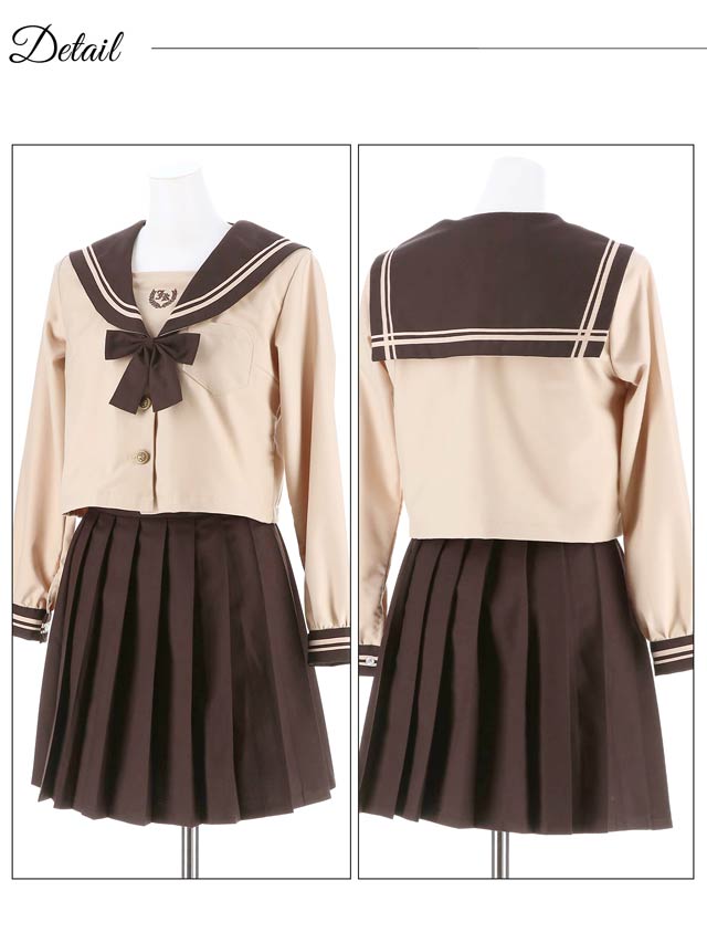 9/8再入荷![3点SET]クラシカルセーラー服コスチューム【2025ハロウィン/コスプレ】