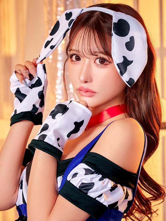 《ハロウィン早得★送料無料》[6点SET]ダルメシアンガールコスチューム