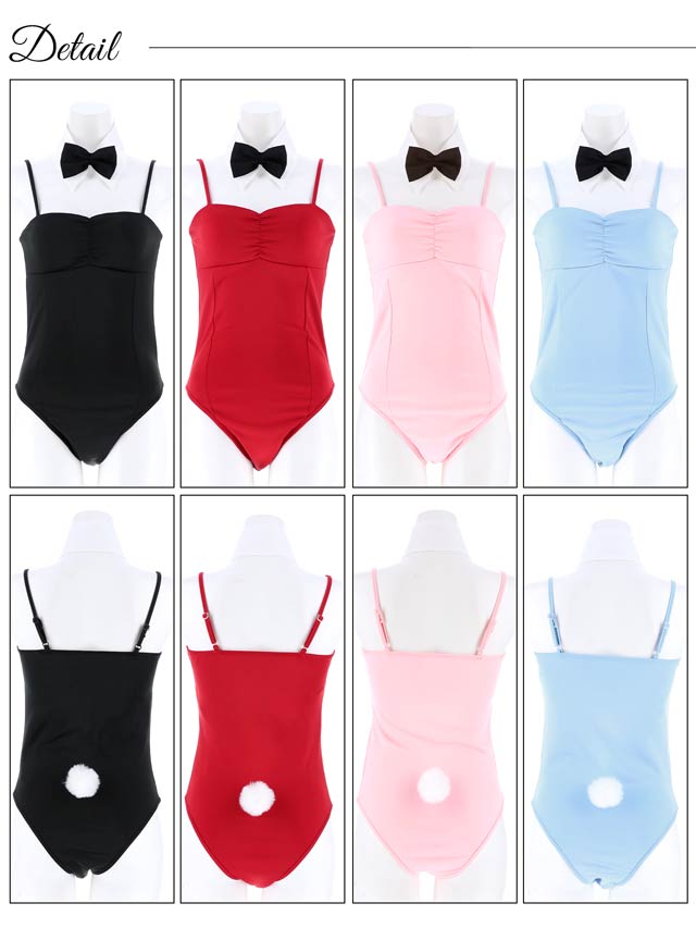 《ハロウィン早得★送料無料》[3点SET]セクシーレオタードバニーガールコスチューム【2025ハロウィン/コスプレ】