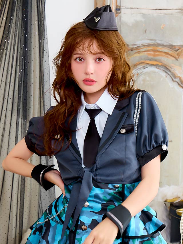 【オサレカンパニー監修】9/25新作![6点SET]アイドルアーミーコスチューム【2025ハロウィン/コスプレ】