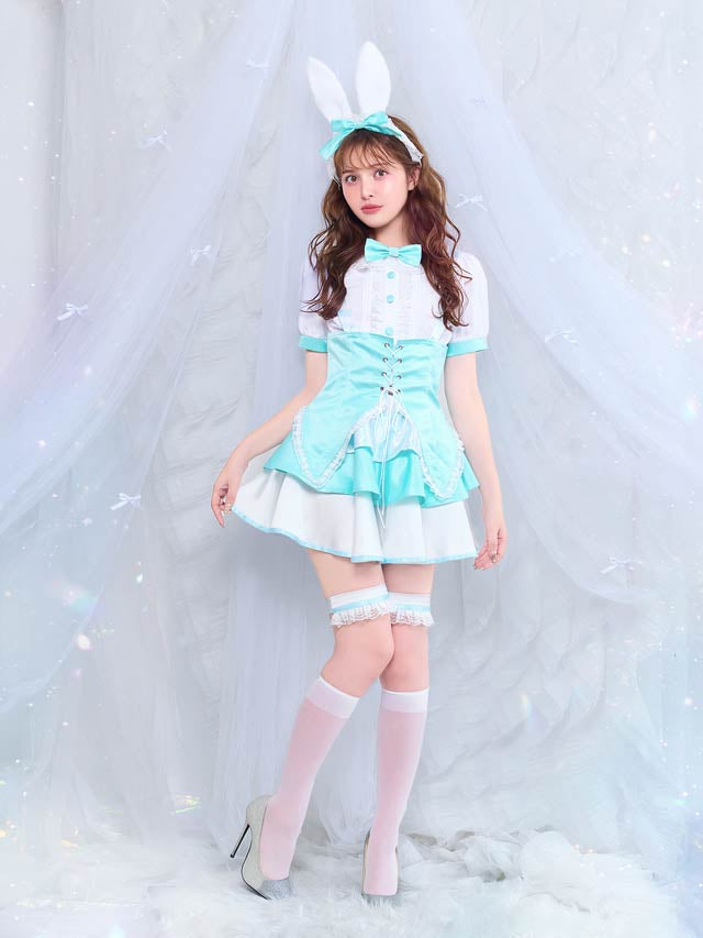 【オサレカンパニー監修】9/25新作![8点SET]ワンダーバニーコスチューム【2025ハロウィン/コスプレ】