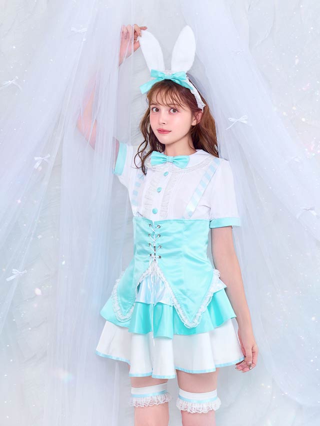 【オサレカンパニー監修】9/25新作![8点SET]ワンダーバニーコスチューム【2025ハロウィン/コスプレ】