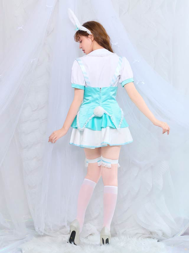 【オサレカンパニー監修】9/25新作![8点SET]ワンダーバニーコスチューム【2025ハロウィン/コスプレ】