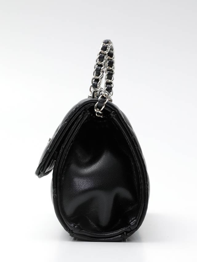 7/15再販予定! [2way]キルティングツイストシルバーショルダー＆ハンドバッグ【入荷通知登録推奨】