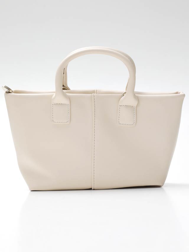 [2way]シンプルフロントラインショルダー＆ハンドバッグ