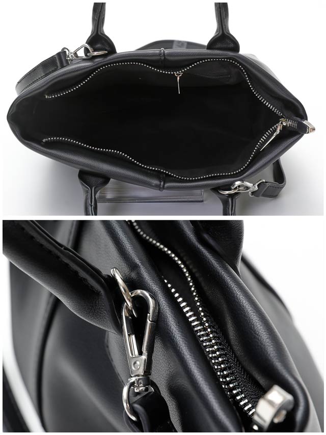 [2way]シンプルフロントラインショルダー＆ハンドバッグ