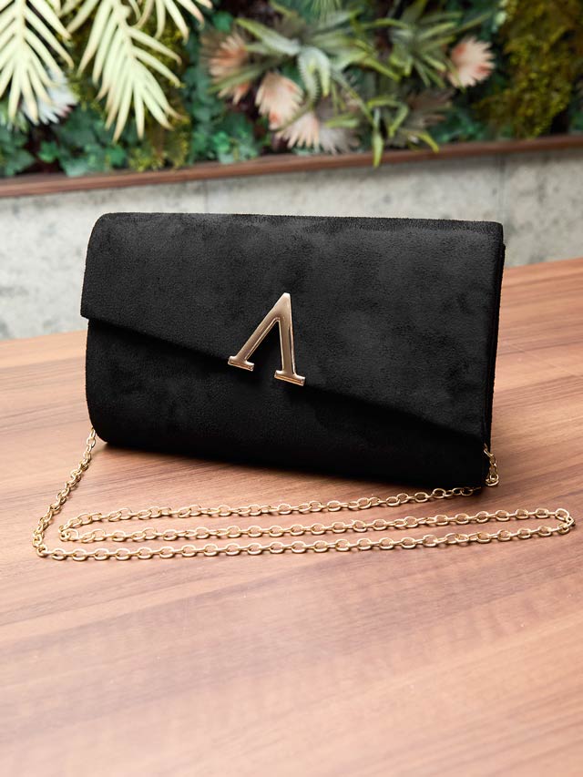 7/15再入荷! [2way]V字ビジューダイアゴナルクラッチ＆ショルダーバッグ