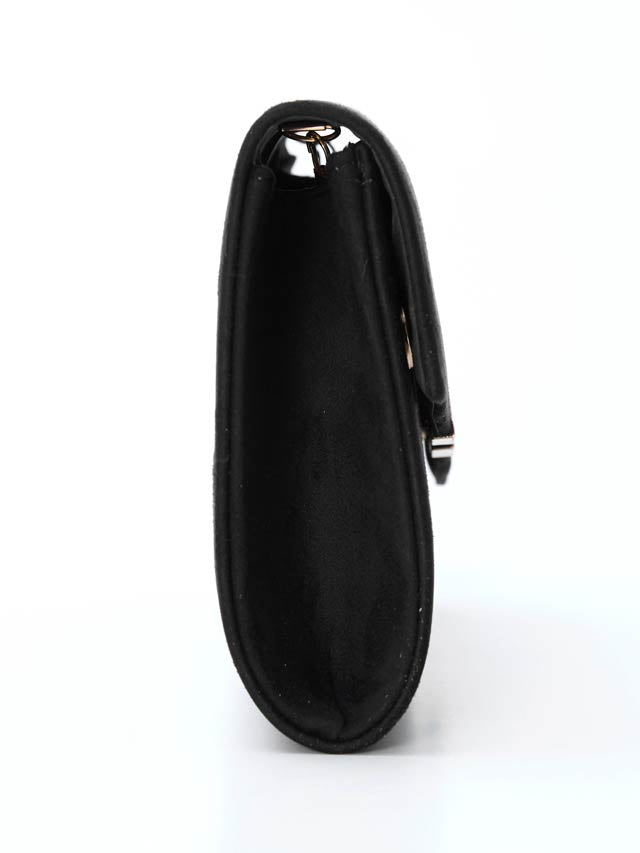 7/15再入荷! [2way]V字ビジューダイアゴナルクラッチ＆ショルダーバッグ