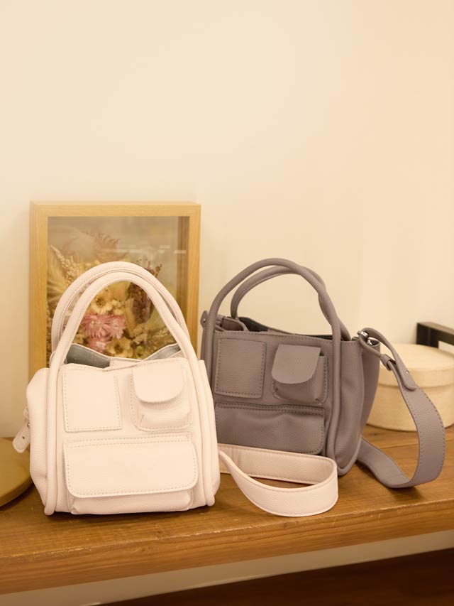 [2way]マルチポケットショルダーバッグ