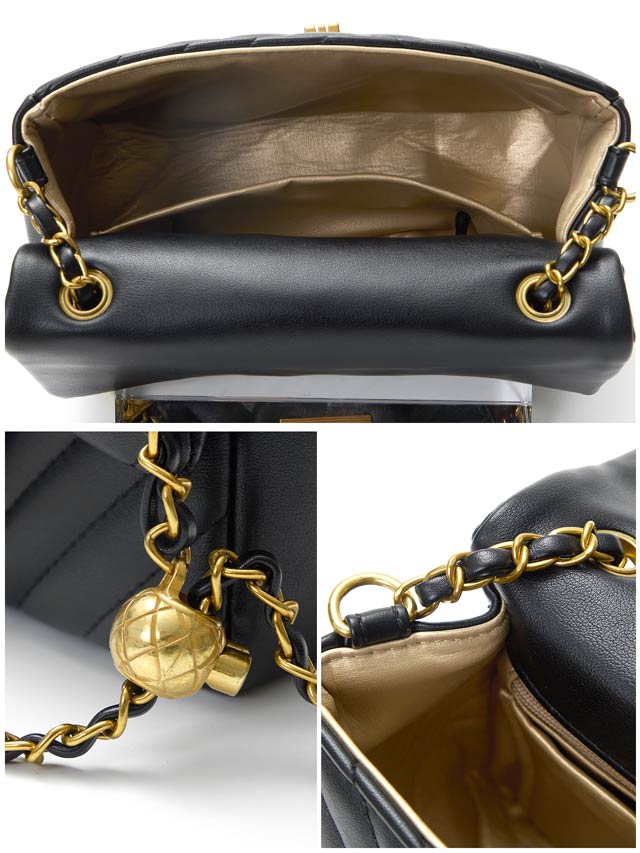 8/1再入荷![2way]Vキルティングチェーンショルダー＆ハンドバッグ