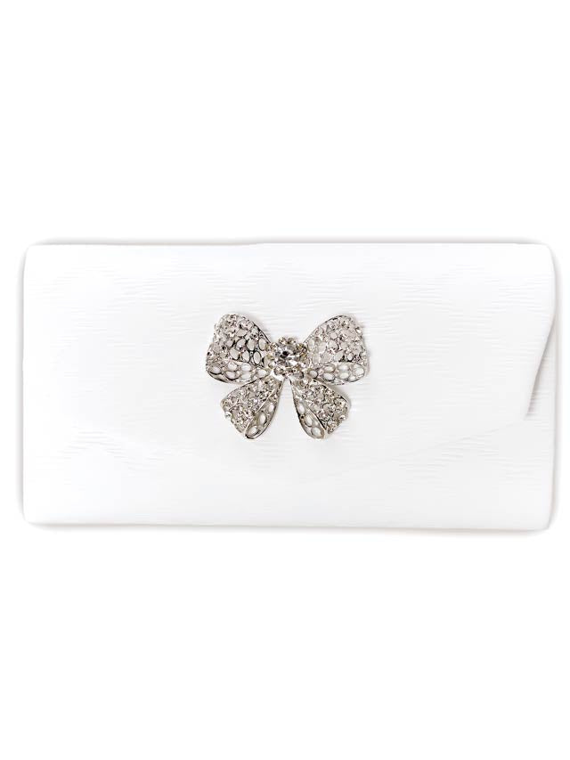 [2way]ゴージャスリボンビジューショルダー＆クラッチバッグ