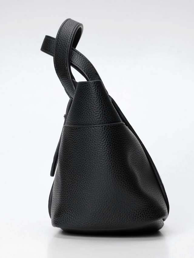 6/18新作![2way]巾着付きセンターベルトハンドバッグ